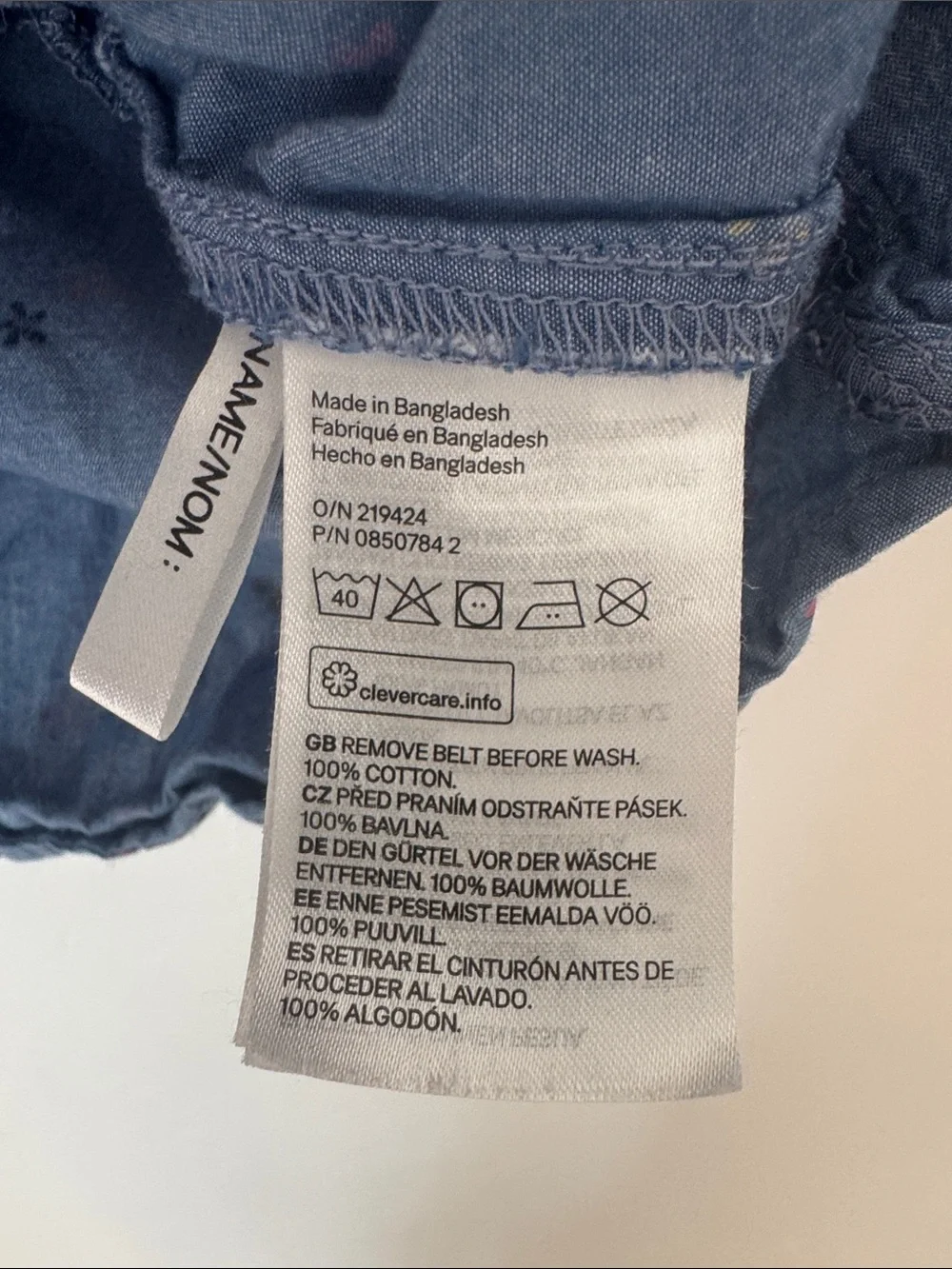 Label Of Graded Goods girls blue